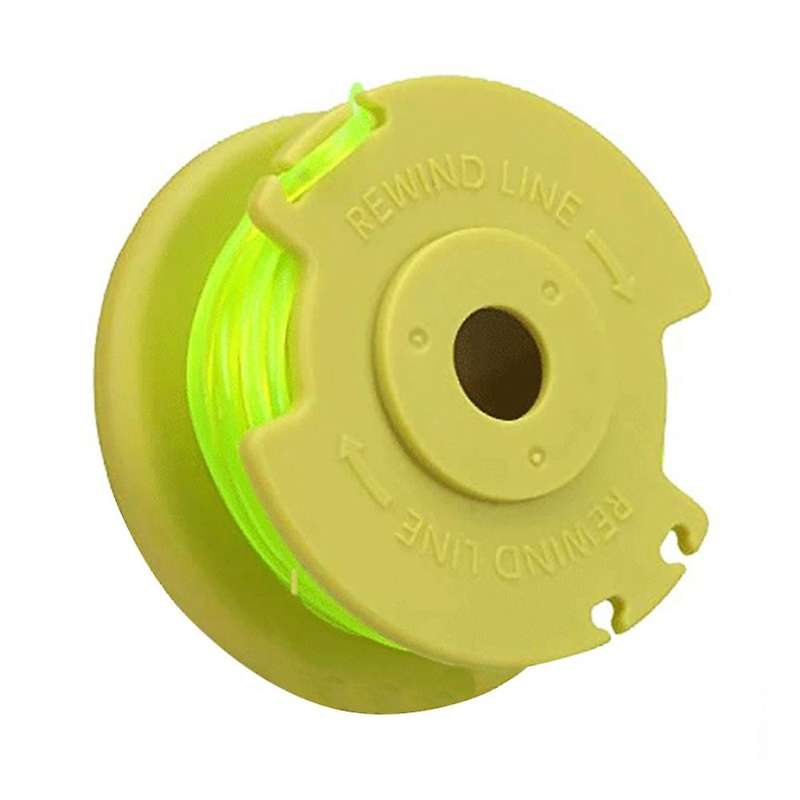 12 Pack 11ft 0.080inch Trimmer Spools with 2 Caps for Ryobi One Plus