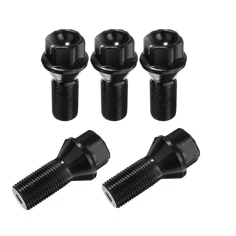 5pcs M14 X 1.25 Black Wheel Locking Lug for Bmw X3 X5 E70 E71 F20 F25