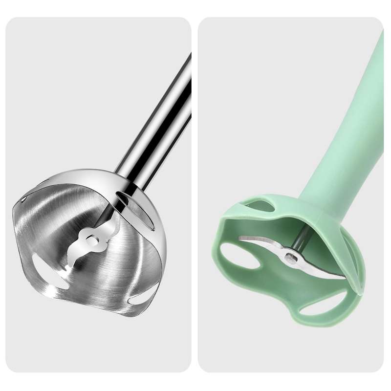 Hand Stick Blender Electric Food Vegetable Grinder Eu Plug Black