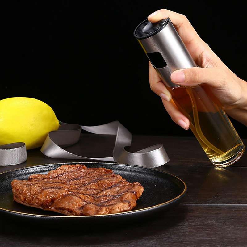 Oil Spray Bottle Pump Vinegar Bbq Olive Cooking Grill Dispenser
