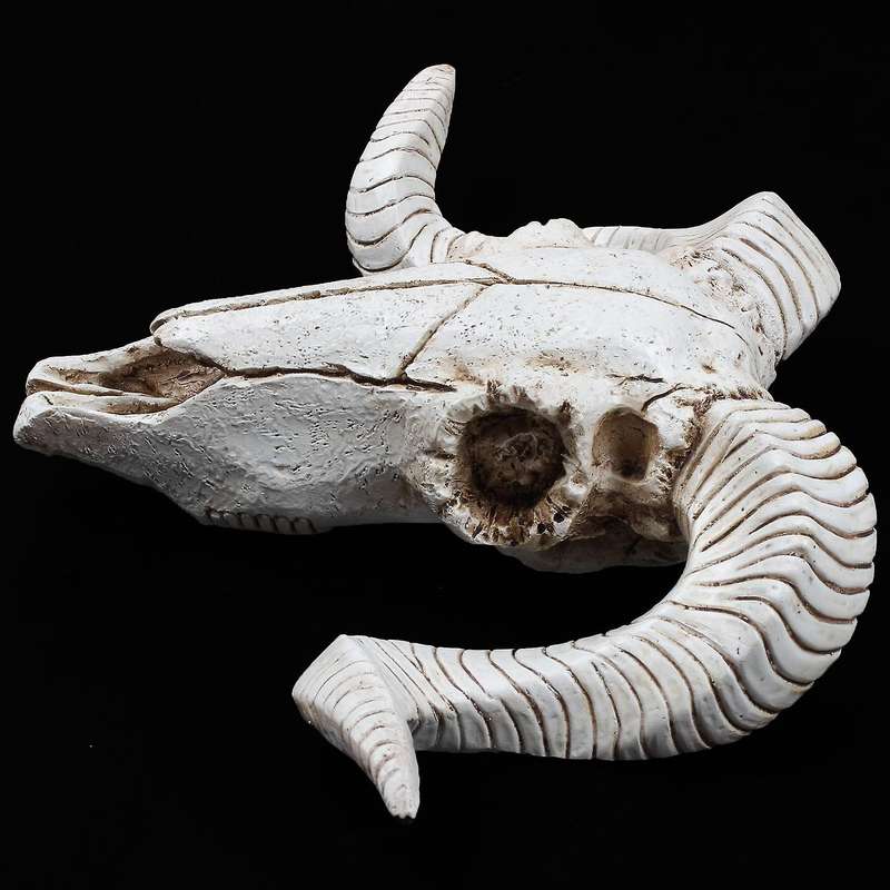 Creative Resin Sheep Head 3d Animal Figurines Home Decor Ornaments