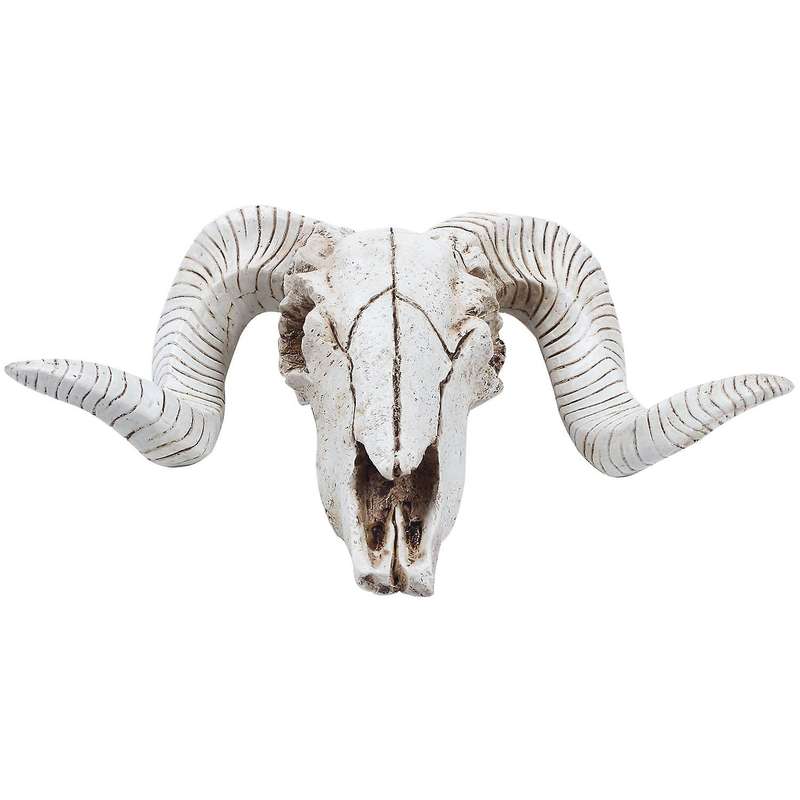 Creative Resin Sheep Head 3d Animal Figurines Home Decor Ornaments