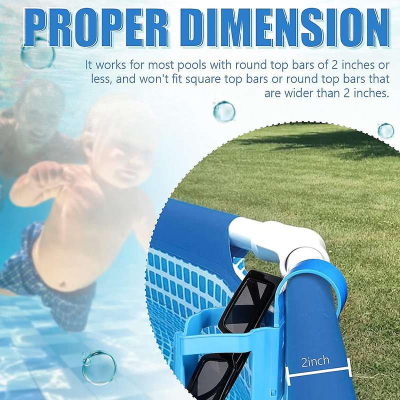 4 Pieces Poolside Cup Holder Fits 2 Inch Bar