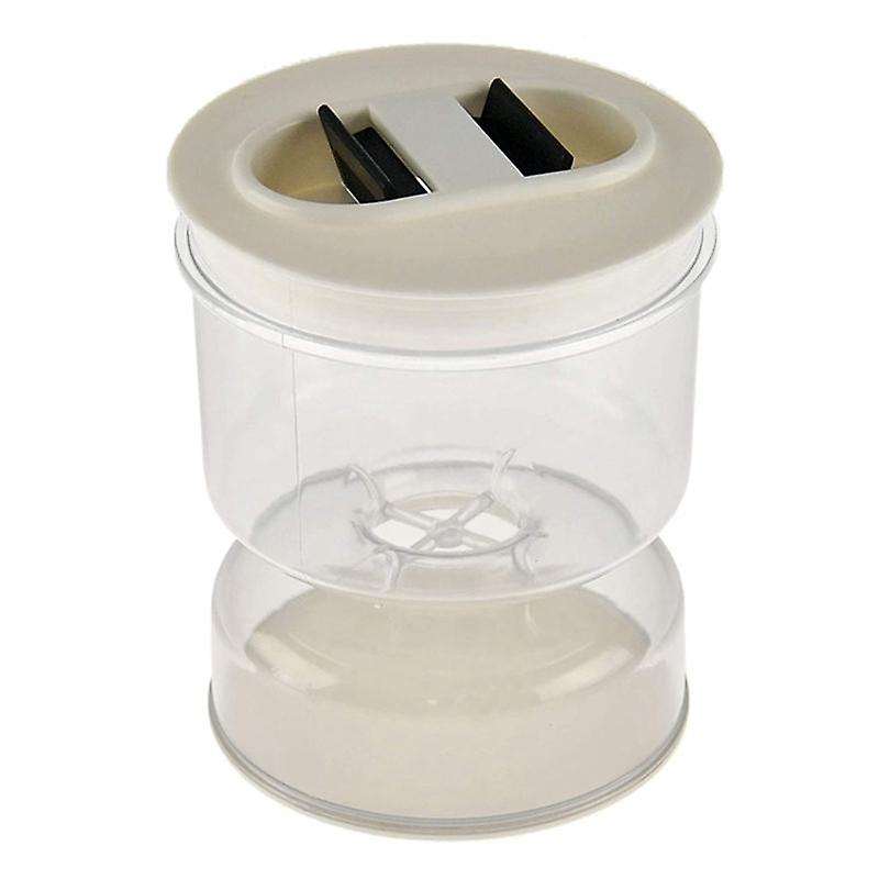 2x Dry and Wet Dispenser Pickles and Olives Hourglass Jar Container