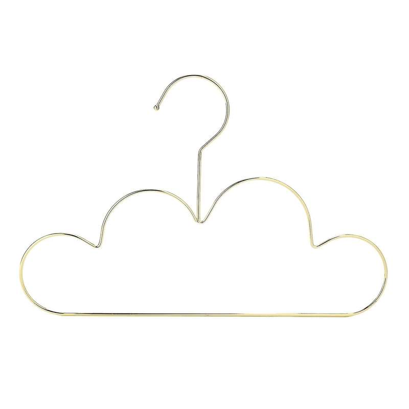 10pcs Non Slip Toddlers Clothes Hanger Golden Kids Cloud Shape Hanger