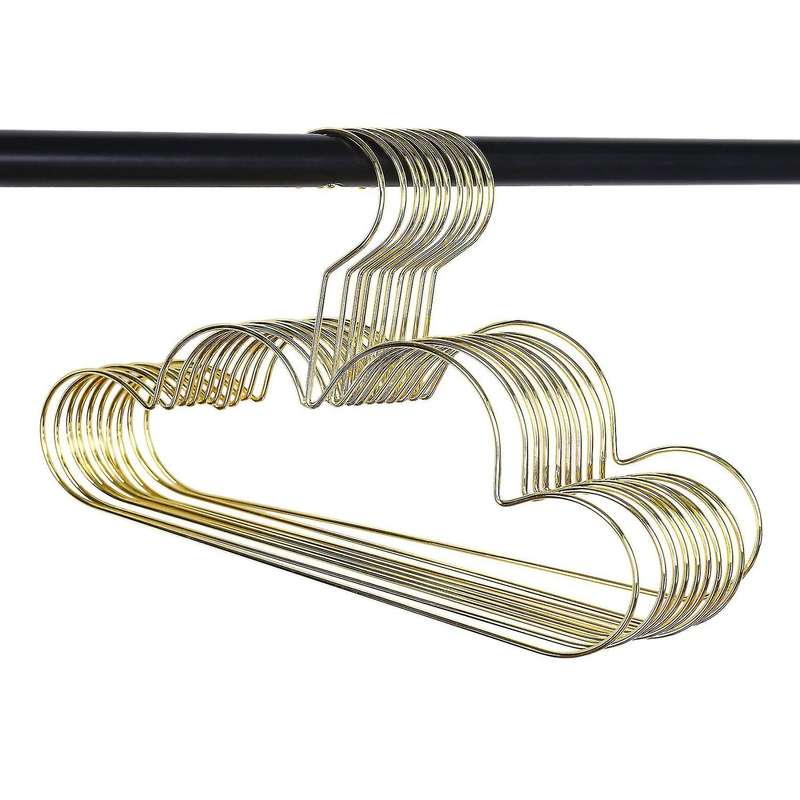 10pcs Non Slip Toddlers Clothes Hanger Golden Kids Cloud Shape Hanger