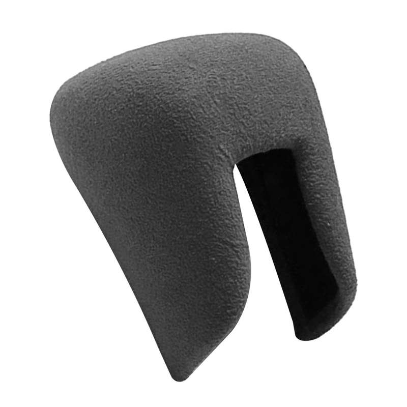 Car Gear Shift Head Knob Trim Cover Sticker Dark Grey