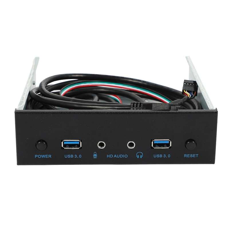 2 Port Optical Drive Front Panel Expansion Adapter Usb 3.0 Hub