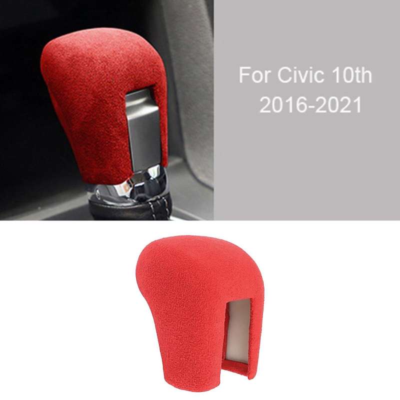 Car Gear Head Shift Knob Abs Trim Cover for Honda Civic 2016-2021