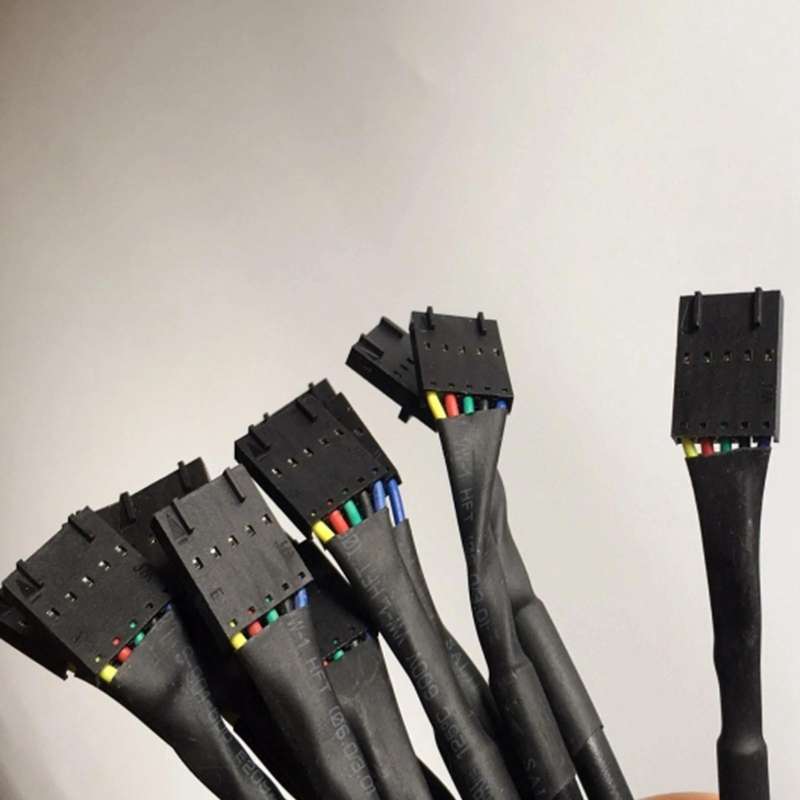 15pcs 5 Pin Auc3 Cable for Canaan Avalon 721 741 821 841 Miners Black