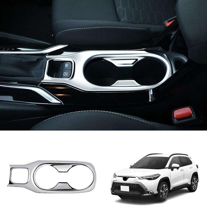 Car Silver Console Water Cup Holder for Toyota Corolla Cross