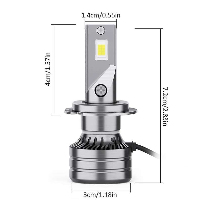 Led Headlight Bulbs, 28w 3000 Lumens Bright Led Headlights (h7)