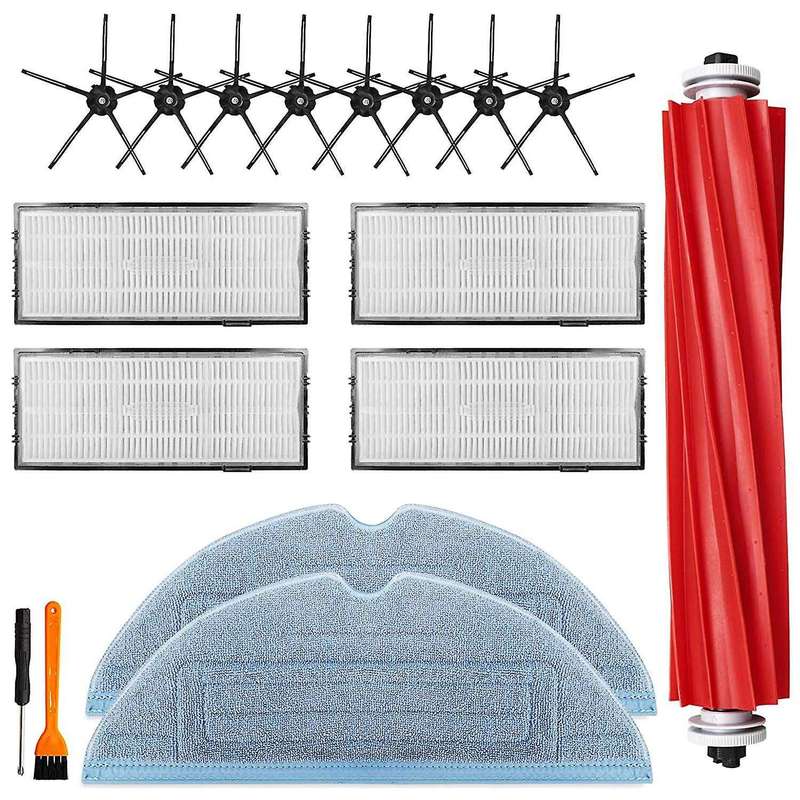 Accessories Kit for Roborock T7s Plus S7 Robotic Main Brush Filters