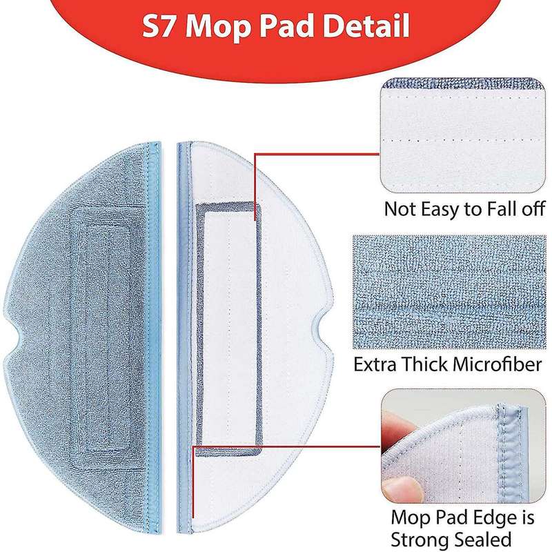 Accessories Kit for Roborock T7s Plus S7 Robotic Main Brush Filters