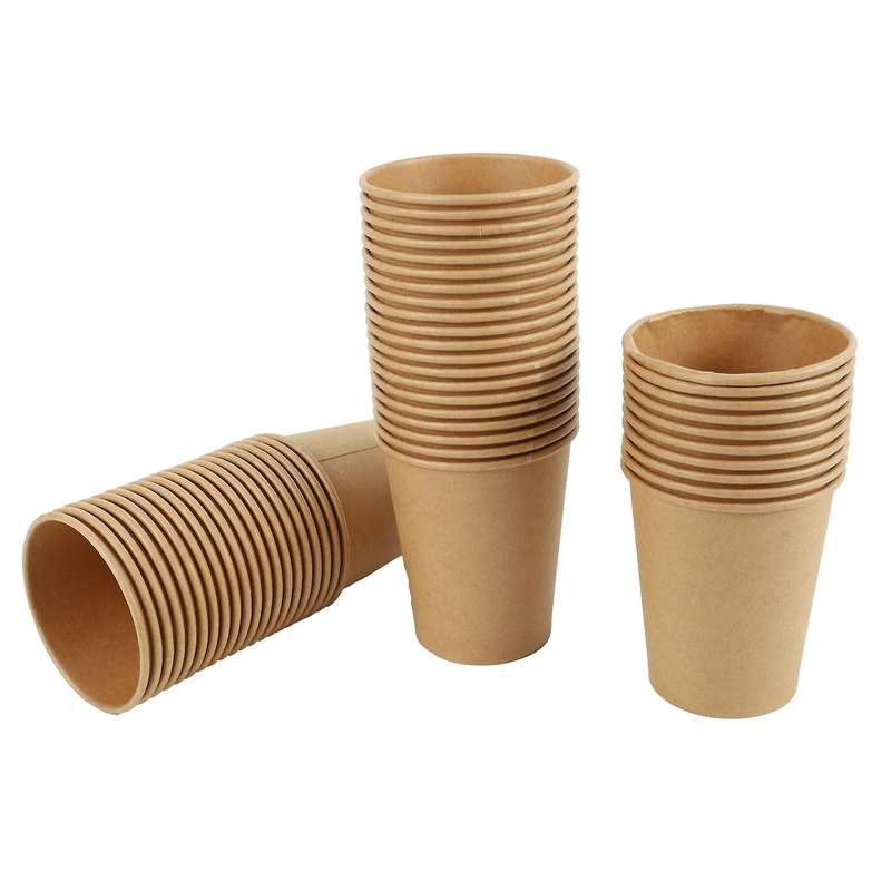 100pcs/pack Coffee Cup Disposable Paper Cup Eco Friendly Tea Cup