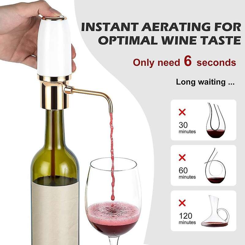 Electric Wine Aerator Pourer Automatic Smart Decanter Dispenser A