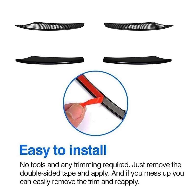 For -jaguar Xel 2018 2019 Car Front Fog Lamp Grille Trim,carbon Fiber
