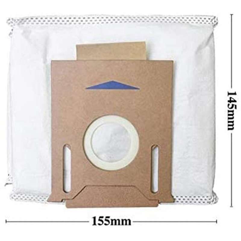 12 Pcs Dust Bags for Ecovacs Deebot Ozmo T8 Aivi T8 Max and T8 Series