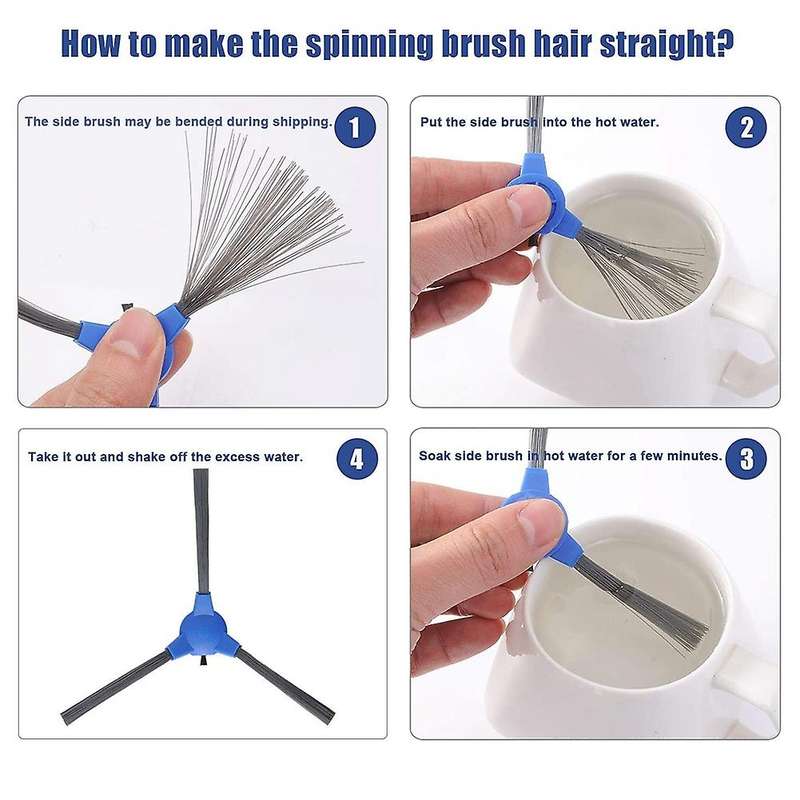 For Anker Eufy L70 Vacuum Cleaner Main Brush Side Brush Hepa Filter