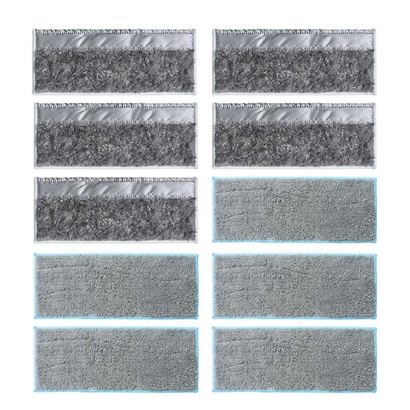10pcs Washable Mopping Pads Replacement for Irobot Braava Jet M6