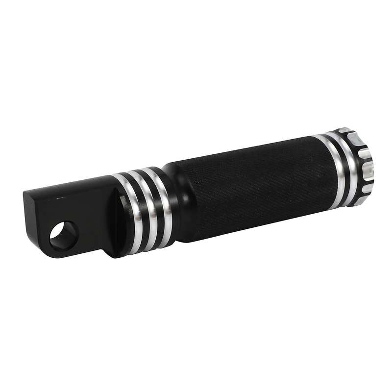 Motorcycle Footrests Black for Harley Touring Sportster Softail Dyna