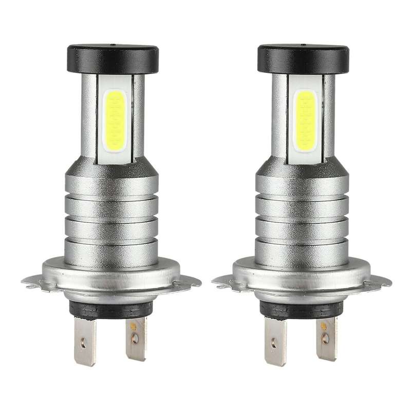 4pcs Mini H7 + H7 Combo Led Headlight Kit Bulbs High Low Beam