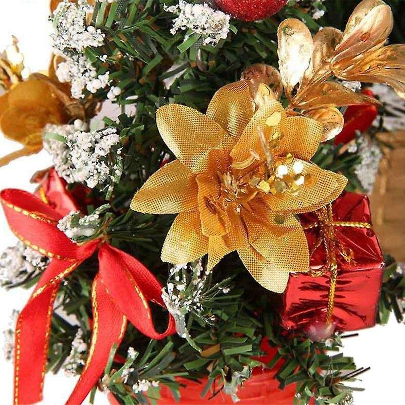 10pcs Christmas House Decor Small Christmas Tree Ornaments (silver)