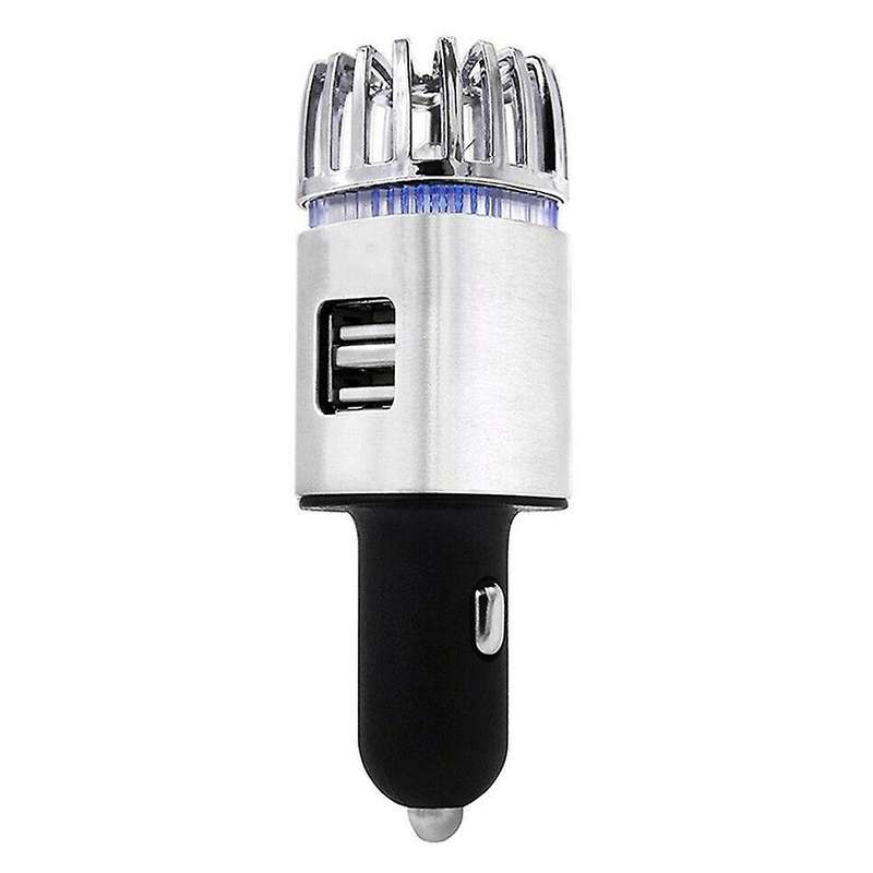 2 In 1 Car 2 Usb Fresh Air Ionic Purifier Oxygen Bar Ozone Ionizer