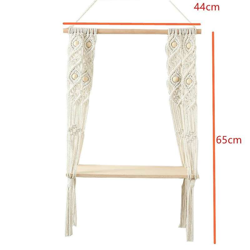 1 Tier Shelf Wall Hanging Wooden Shelves Perfect for Bedroom Kitchen