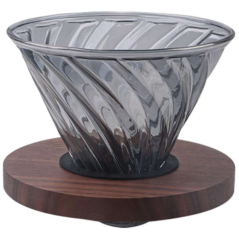 Coffee Obsidian Diamond Hand-brewed Coffee Sharing Pot Filter Cup ,b