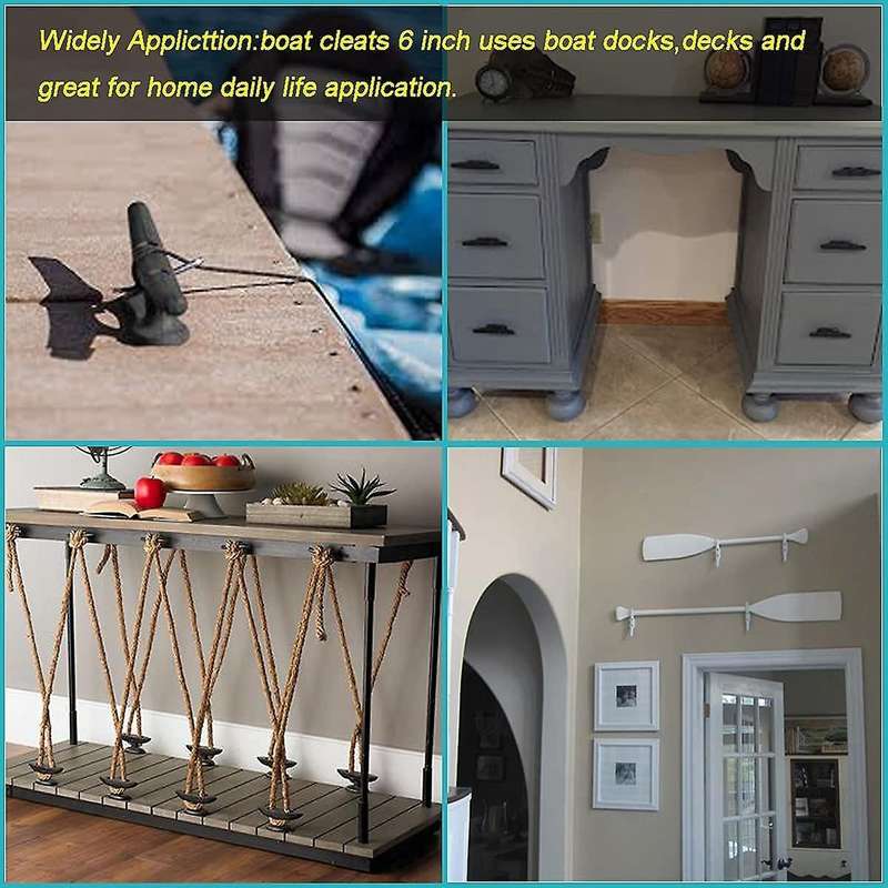 Boat Cleat Nylon Boat Cleat Open Base Boat Cleat for Boats Canoe