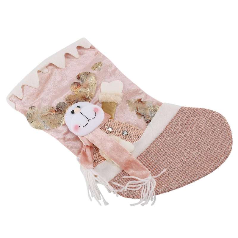 3pcs Christmas Stocking Xmas Tree Decor Bag for Party Home Decoration