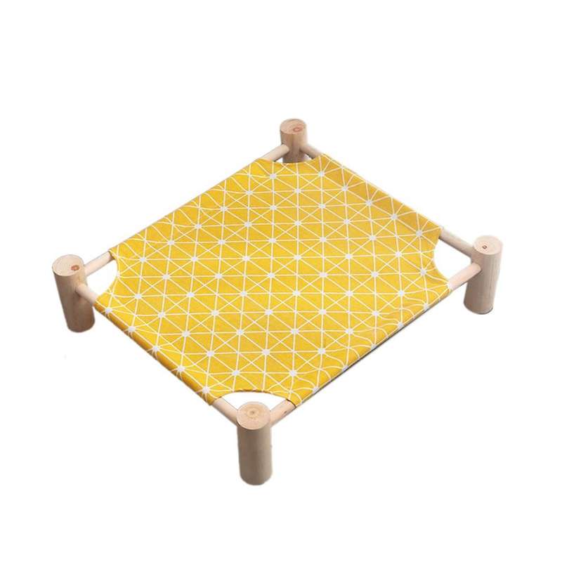 Cat Hammock Bed, Solid Wooden Removable for Cats and Puppies