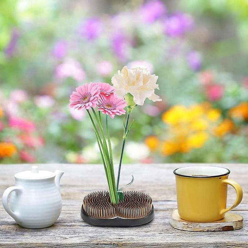 Sun and Moon Ikebana Kenzan Flower Arrange for Floral Arrangement