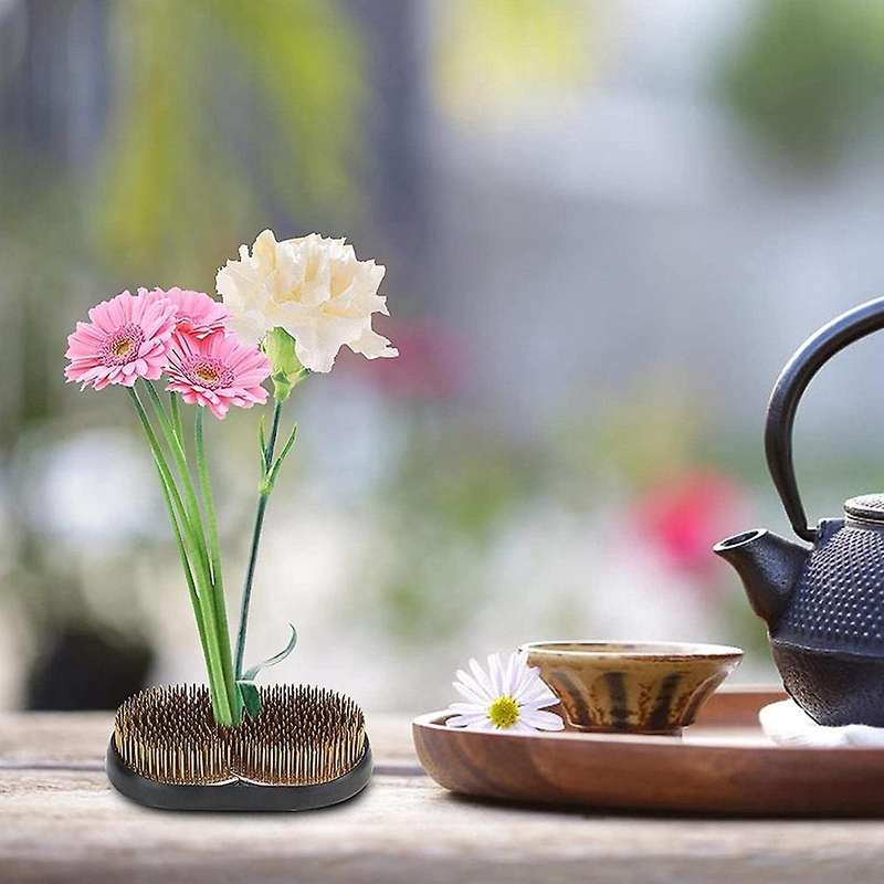 Sun and Moon Ikebana Kenzan Flower Arrange for Floral Arrangement
