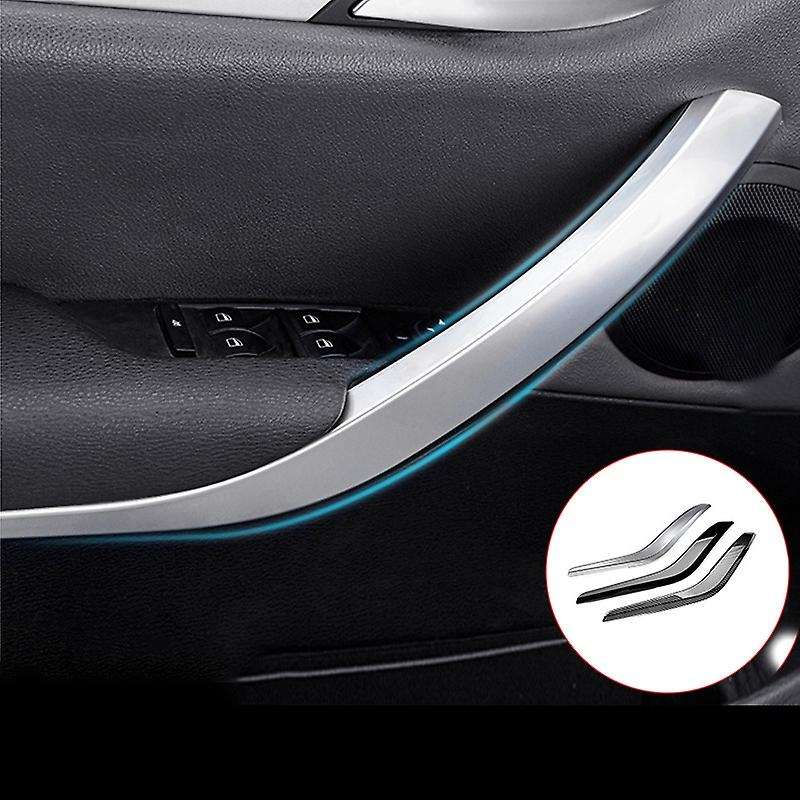 For -bmw X1 E84 Car Interior Panel Handle Bar Pull Trim Cover Silver