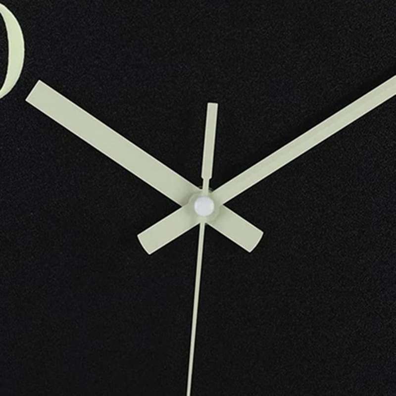 12 Inch Silent Non-ticking Battery Operated Clock, Lighted Wall Clock