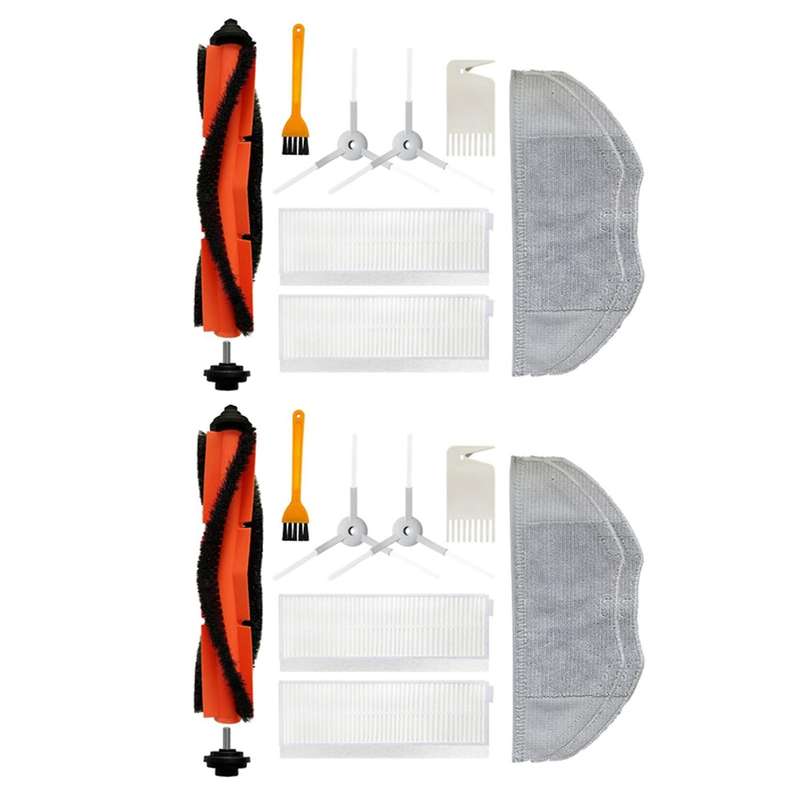 Main Rolling Side Brush Hepa Filter Mop Cloth for Xiaomi Mi Robot