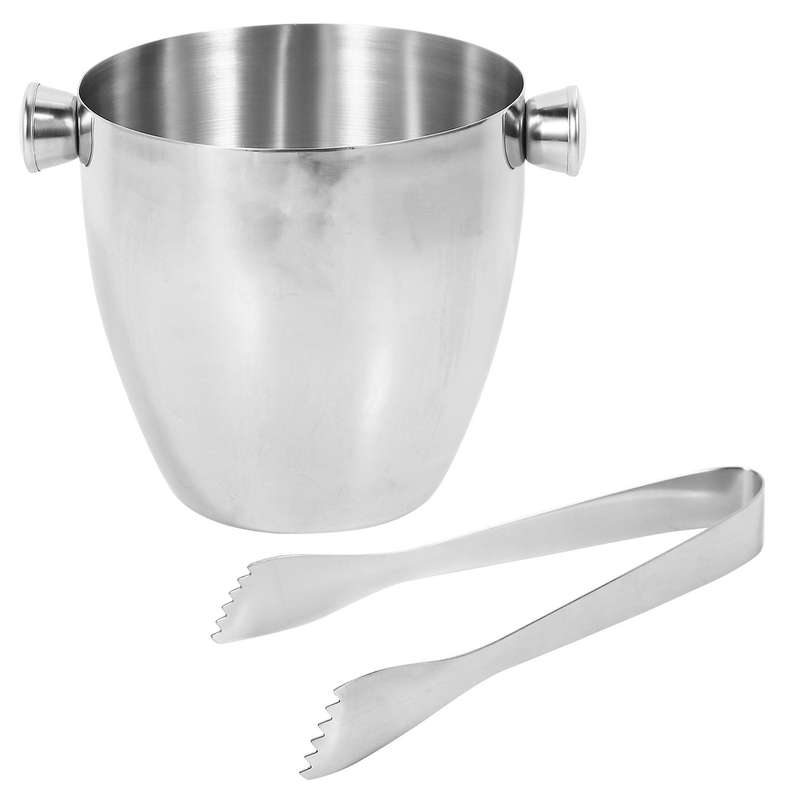 1.5l Stainless Steel Ice Bucket Champagne Ice Squar Beer Bucket