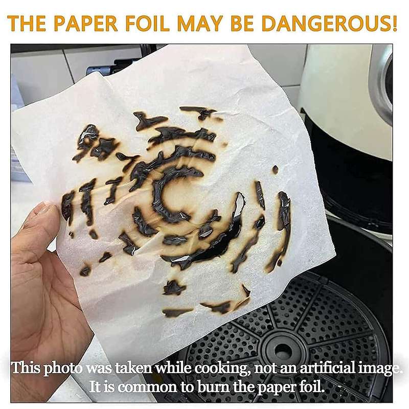 Air Fryer Silicone Pot and Air Fryer Disposable Paper Liner B