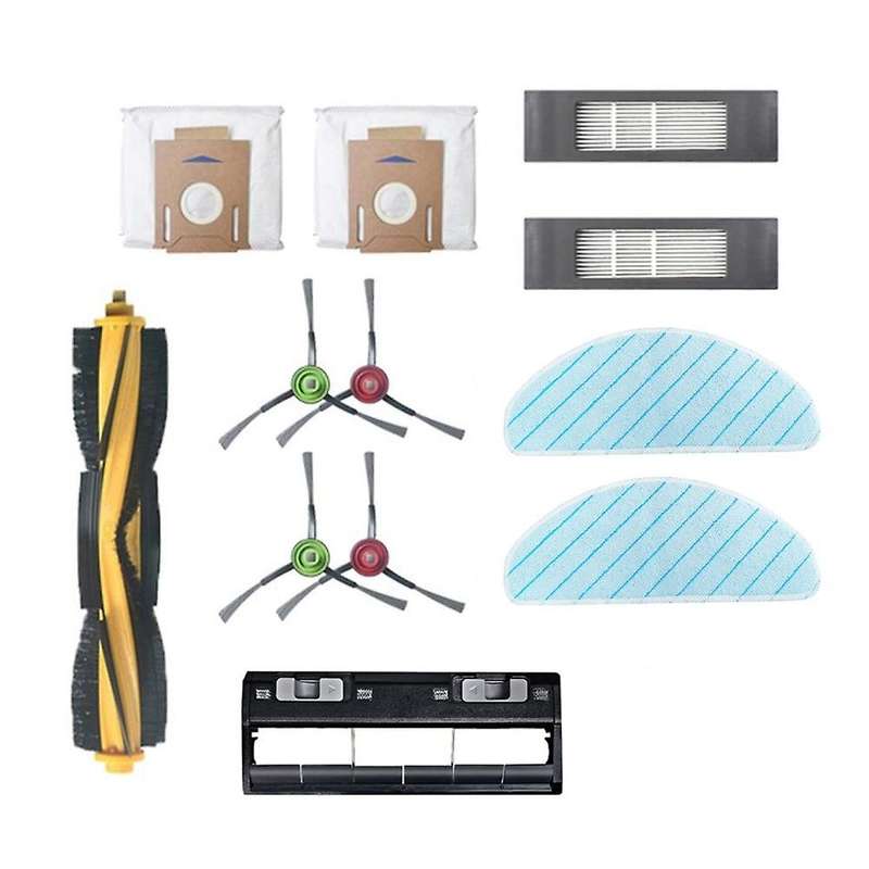 12pcs for Ecovacs Deebot T9 T9max T9power T10 Robot Vacuum Cleaner with Brush Dust Box Filter Cleani