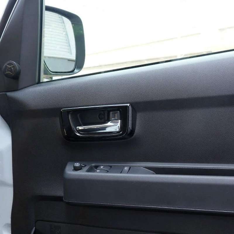 2pcs Black Inner Door Handle Bowl Trim for Daihatsu Atrai 2022+ Rhd