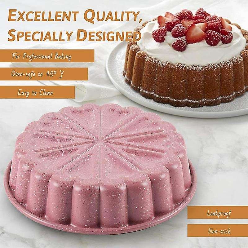 Cake Pan, Non-stick Coating, Aluminium Charlotte Cake Mold B 28cm