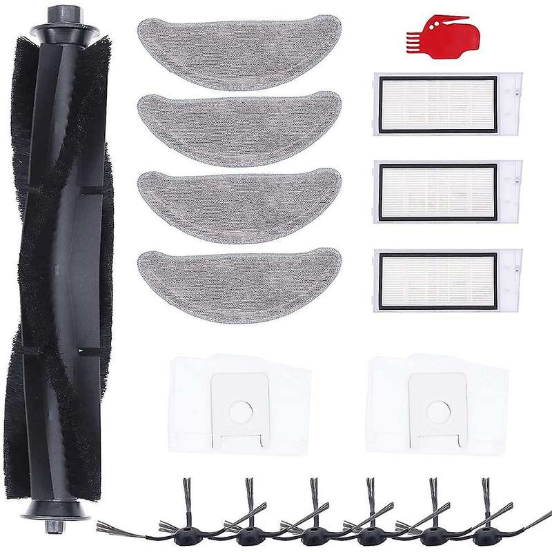 For Roidmi Eve Plus Robot Main Side Brushes Dust Bags Hepa Filters