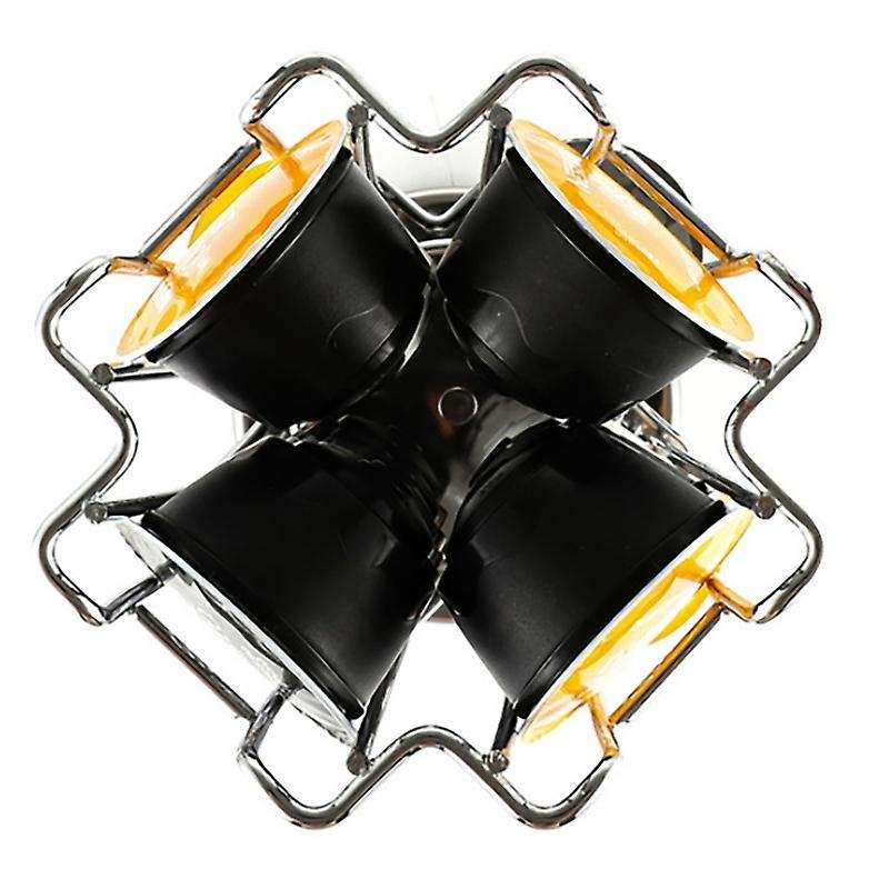 24 Cups Rotatable Coffee Pod Holder for Display Capsule Rack