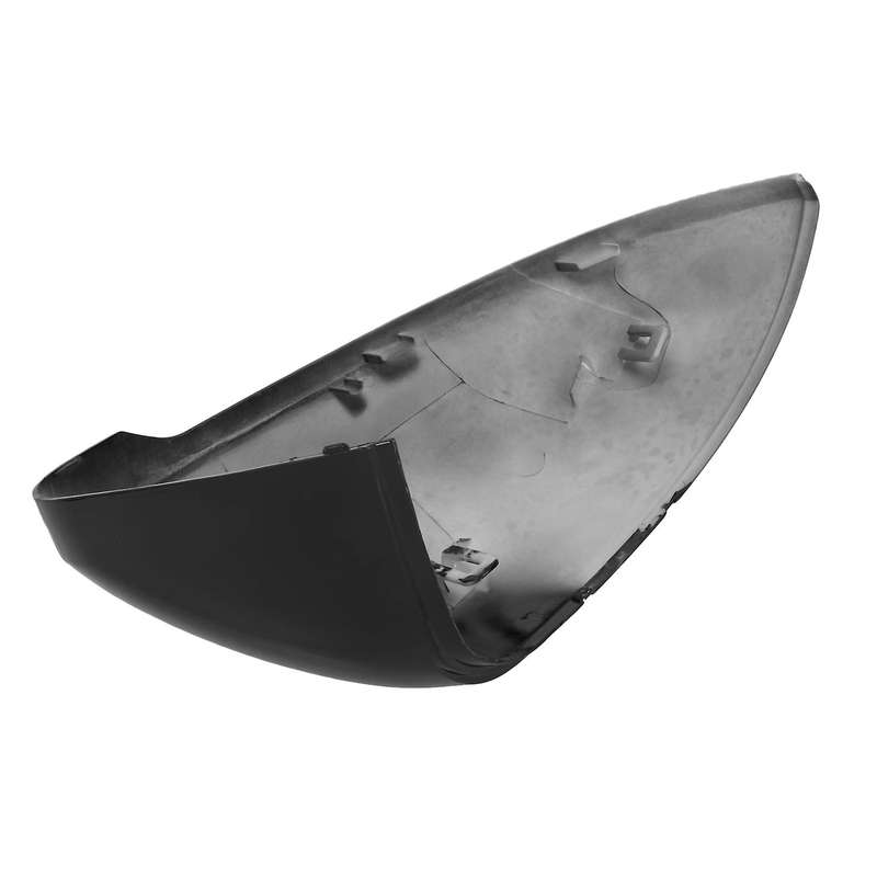 2 Pieces Side Wing Caps Bright Black Rear View Mirror Cover