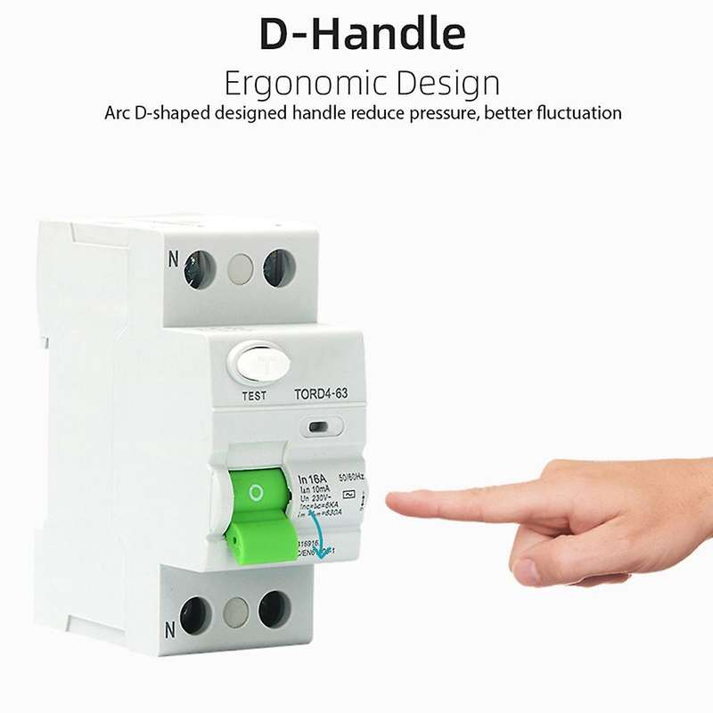 Ac 2p 6ka Rccb Rcd 230v Residual Current Circuit Breaker 2p 40a 30ma