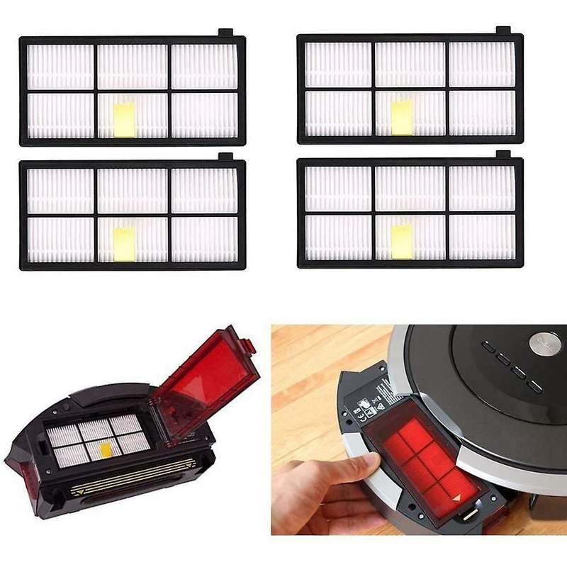 For Irobot Roomba 800 and 900 Series Kit Main Side Brush Hepa Filter