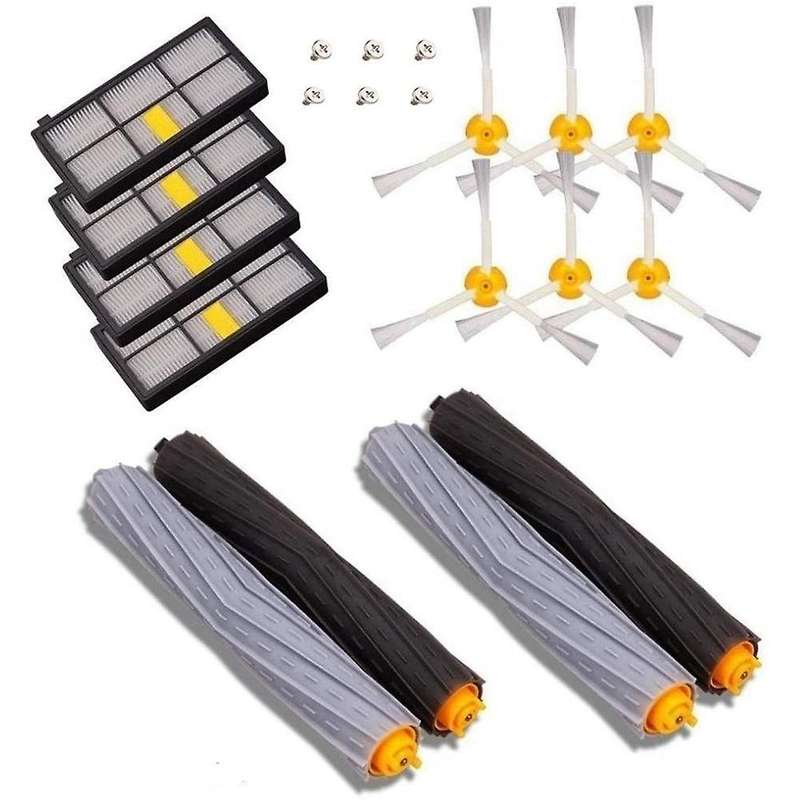 For Irobot Roomba 800 and 900 Series Kit Main Side Brush Hepa Filter