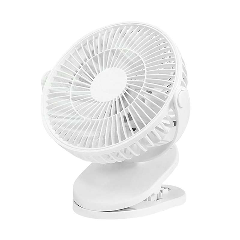 Usb Portable Clip On Stroller Fans with 4 Speeds Quiet Mini Table Fan